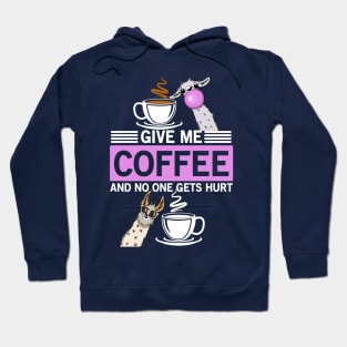 Give Me Coffee No Drama LLama Hoodie